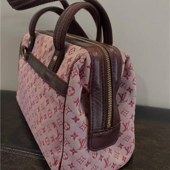 Authentic Bordeaux Mini Lin Monogram - Picture 7 of 8